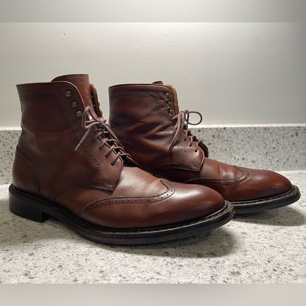 Mens Jack Erwin Lace Up Wingtip Boots
